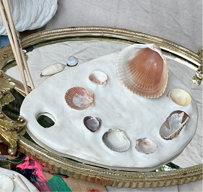 Seashell Paint Palette